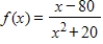 Analytically determine any relative minima. Round your answer to two decimal places.   A)    B)    C)    D)    E) no relative minima