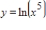 Find the derivative of the following function. ​   ​ A)    B)    C)    D)    E)   