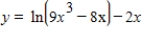 Find the derivative of the following function. ​   ​ A)    B)    C)    D)    E)   