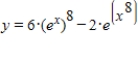 Find the derivative of the following function. ​   ​ A)    B)    C)    D)    E)   