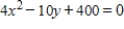 Find   at the given point without first solving for y. ​   at   ​ A) 0 B) -320 C) 32 D) -32 E) 320