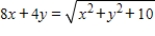 Find   for the following equation: ​   ​ A)    B)    C)    D)    E)   