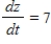 Assume that x, y, and z are differentiable functions of t. If   find   when   ,   ,   ,   and   . Round your answer to two decimal places. A) 11.00 B) 6.50 C) -1.50 D) 8.00 E) 2.50