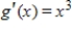 Find a function g(x)  such that   . ​ A)    B)    C)    D)    E)   