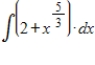 Evaluate the integral   . ​ A)    B)    C)    D)    E)   