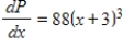 The total physical output of a number of machines or workers is called physical productivity and is a function of the number of machines or workers. If   is the productivity,   is the marginal physical productivity. If the marginal physical productivity for bricklayers is   , where P is the number of bricks laid per day and x is the number of bricklayers, find the physical productivity of 5 bricklayers. (Note:   when   .)  ​ A) 88,330 bricks laid per day B) 719,114 bricks laid per day C) 715,550 bricks laid per day D) 68,255 bricks laid per day E) 552,925 bricks laid per day