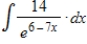 Evaluate the integral   . ​ A)    B)    C)    D)    E)   