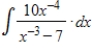Evaluate the integral   . ​ A)    B)    C)    D)    E)   