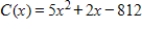 <strong>If the marginal cost for a product is , and the production of 11 units results in a total cost of $687, find the total cost function C.</strong> A) B) C) D) E)