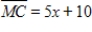 <strong>If the marginal cost, in dollars, for producing a product is , with a fixed cost of $800, what will be the cost of producing 30 units? </strong> A) B) C) D) E)