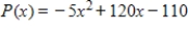 <strong>A certain firm's marginal cost for a product is , its marginal revenue is , and its total cost of production of 11 units is $1,243. Find the profit function P.</strong> A) B) C) D) E)