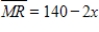 <strong>A certain firm's marginal cost, in dollars, for a product is , its marginal revenue, in dollars, is , and its total cost of production of 8 items is $900. Find the profit or loss at the optimal level of production. Round your answer to the nearest dollar. </strong> A)$172 loss B)$172 profit C)$820 profit D)$820 loss E)$400 loss