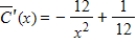 The average cost of a product changes at the rate   and the average cost of 12 units is $18.00. Find the average cost function   . ​ A)    B)    C)    D)    E)   