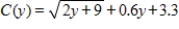 If consumption is $6.3 billion when disposable income is 0, and if the marginal propensity to consume is   (in billions of dollars) , find the national consumption function. If it's necessary, round your calculations to three decimal places. ​ A)    B)    C)    D)    E)   