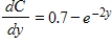 Suppose that the marginal propensity to consume is   (in billions of dollars)  and that consumption is $5.35 billion when disposable income is 0. Find the national consumption function C. If it's necessary, round your calculations to two decimal places. A)    B)    C)    D)    E)   