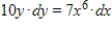 Use integration to find the general solution to the differential equation   . ​ A)    B)    C)    D)    E)   