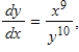Find the particular solution to the given differential equation. ​   when   ​ A)    B)    C)    D)    E)   