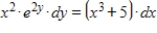 Find the particular solution to the differential equation   that satisfies   when   . ​ A)    B)    C)    D)    E)   