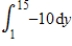 Evaluate the definite integral   . ​ A) -160 B) -290 C) -70 D) -140 E) -65