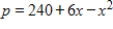 The demand function for a product is   , and the supply function for it is   , where p is the number of dollars and x is the number of units. If the equilibrium price is $248 what is the producer's surplus at the equilibrium price? Round to the nearest cent. ​ A) $34.51 B) $58.67 C) $152.53 D) $82.13 E) $176.00