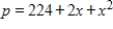 The demand function for a product is   , and the supply function for it is   , where p is the number of dollars and x is the number of units. If the equilibrium price is $248 what is the producer's surplus at the equilibrium price? Round to the nearest cent. ​ A) $34.51 B) $58.67 C) $152.53 D) $82.13 E) $176.00
