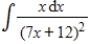 Use an integral formula to evaluate   . ​ A)    B)    C)    D)    E)   