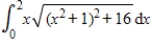 Evaluate the integral   . ​ A)    B)    C)    D)    E)   