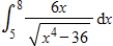 Use formulas or numerical integration with a graphing calculator or computer to evaluate the given definite integral. Round answer to three decimal places.   ​ ​ A) 1.905 B) 2.858 C) 4.858 D) 8.001 E) 9.716