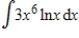 Use integration by parts to evaluate   . ​ A)    B)    C) ​   D)    E)   