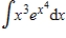 Determine the most appropriate method or integral formula for evaluating the given integral. Next, evaluate the integral. ​ I. Integration by parts    ​   A)  I. Integration by parts;   B)    C)    D)    E) not integrable by any of the techniques we have studied