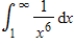 Evaluate the improper integral if it converges, or state that it diverges. ​   ​ A)    B)    C)    D)    E) diverges