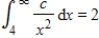 For what value of c does ?   ​ A) 16 B) 384 C) ​-8 D) 8 E) -16