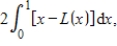 The following income distribution data define points on Lorenz curves, where x represents the fraction of a certain country's population and L(x)  the cumulative percent of income held by fraction x. Use this data and a numerical method to evaluate   and hence to find the Gini coefficient of income for this country in 1995 and 2003. Round your answers to three decimal places.   A) ​   ​ B) ​ ​   C) ​   ​ D) ​ ​   E) ​ ​​   ​
