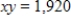 Suppose that an indifference curve for two goods, X and Y, has the equation   . If 30 units of X are purchased, how many units of Y must be purchased to remain on this indifference curve? ​ A)    Units of Y. B) 57,600 units of Y. C) 64 units of Y. D) 87 units of Y. E) 101 units of Y.
