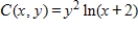 Suppose that the joint cost function for two products is   dollars. Find the marginal cost with respect to x. ​ A)    B)    C)    D)    E)   