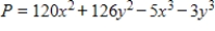 Suppose that   tons is the production function for a product with x units of one input and y units of a second input. Find the values of x and y that will maximize production. ​ A)    B)    C)    D)    E)   