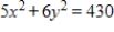 Find the maximum value of   subject to   ,   ,   . Round your answer to the nearest integer. ​ A) 79 B) ​45 C) ​56 D) ​50 E) ​157