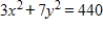 Find the maximum value of   subject to   ,   ,   . Round your answer to the nearest integer. ​ A) ​908 B) ​384 C) ​586 D) ​1,089 E) ​1,099