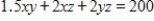Find the maximum value of   subject to the constraint   . ​ A)    B)    C) ​   D) ​   E) ​  