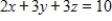 Find the maximum value of   subject to the constraint   ,   ,   , and   . ​ A)    B)    C)    D)    E)   
