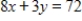 Suppose that the utility function for two commodities is given by   and that the budget constraint is   . What values of x and y will maximize utility? ​ A) ​   B) ​   C) ​   D) ​   E) ​  