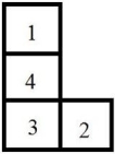 Figure K.4 A company of four departments has the following closeness factors and current locations of all departments. Assume rectilinear distance.    -Using the information in Figure K.4, which of these arrangements has the best weighted-distance score? A)    B)    C)    D)    