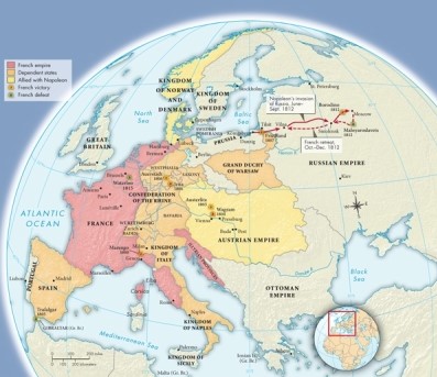 <strong>List the French satellite states found on Map 19.2: Napoleonic Europe in 1812. </strong> A)The Austrian Empire and the Kingdom of Norway and Denmark B)Prussia, the Kingdom of Sweden, and Great Britain C)The Confederation of the Rhine, the Kingdom of Italy, and the Kingdom of Naples D)Spain, the Kingdom of Naples, the Kingdom of Italy, the Grand Duchy of Warsaw, and the Confederation of the Rhine
