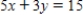 ​Find the slope m and y-intercept b of the line whose equation is given below. ​   ​ A)  ​   ,   B)  ​​   ,   C)    ,   D)  ​   ,   E)    ,  