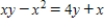 Determine whether y is a function of x. ​ ​   ​ A)  ​Yes B)  ​No