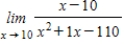 ​Complete the table and use the result to estimate the limit.Round your answer to six decimal places. ​ ​   ​    A)  0.047619 B)  0.547619 C)  0.422619 D)  ​0.672619 E)  -0.327381