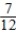 ​A deposit of $8,500 is made in an account that pays 6% compounded every 7 months.The amount A in the account after t years is   ,   What are the points of discontinuity of graph of   ? (Here,the brackets indicate the greatest integer function.)  ​ A)  ​1 ,   ,   ,   ,... B)  ​0 , 1 , 2 ,... C)  ​7 , 14 , 21 ,.... D)  ​1 , 2 , 3 ,... E)  ​   ,   ,   ,...