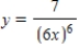 Differentiate the given function. ​   ​ A)    B)    C)    D)    E)   