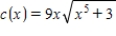 Find the derivative of the given function. ​   ​ A)    B)    C)    D)    E)   