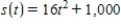​A brick becomes dislodged from the Empire State Building (at a height of 1,000 feet) and falls to the sidewalk below.Write the position s(t) ,velocity v(t) ,and acceleration a(t) as functions of time. ​ A)  ​   ;   ;   B)  ​   ;   ;   C)  ​   ;   ;   D)  ​   ;   ;   E)  ​   ;   ;  